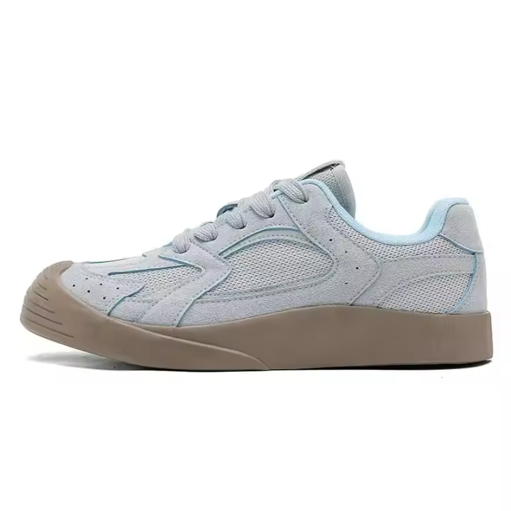 Nuevos dedos de seguridad antideslizantes de goma de tela para hombres, zapatos deportivos casuales de moda para niños, diseño minimalista de regreso a la escuela - 1