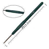 Agujas de Punto de Metal 10Pcs con Garras Ergonómicas Herramienta de Crochet Hooks Tamaño 0.5-2.2mm Material Plástico Hechas en China - details 1