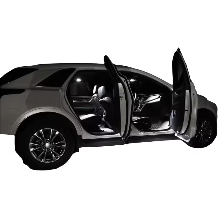 BADEYA Kit De Luz De Visera Solar LED Para Hyundai Santa Fe MK1 MK2 MK3 MK4 SM CM DM TM 2001-2021 Accesorios De Coche Interior - 1
