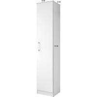 Armario hogar escobero Multiusos en Color Blanco (Alto 170 cm/Largo 35 cm/Fondo 32 cm) - details 5