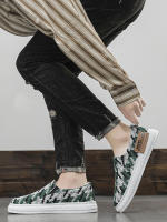 Men's Casual Shoes Four Seasons Breathable Canvas Shoes For Men Comfortable Flat Sneakers Man Vulcanize Shoes Outdoor Sneakers - details 8