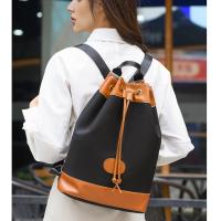 Mochila de cubo vintage para mujer, morral pequeño de viaje informal, resistente al agua, ligero - details 1