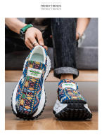 Zapatillas Casuales para Hombres Primavera 2025 Suela Gruesa, Aumento de Altura, Moda Transpirable, Zapatillas Deslizantes - details 15
