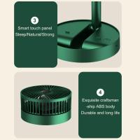 Ventilador recargable por USB, plegable, 3 Ajustes de Velocidad, ventiladores de Mesa - details 1