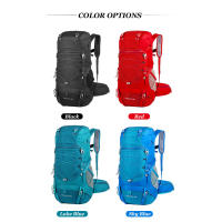 Mochila de senderismo WESTTUNE de 50L con cubierta impermeable, bolsa multifuncional de montañismo para viajes, trekking y camping. - details 5