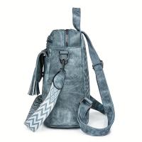 Mochila Grande y Elegante para Mujer - Bolso de Viaje Oxford Casual Vintage con Correas Ajustables, Adorno de Borla y Cierre de Cremallera para Vacaciones - details 5