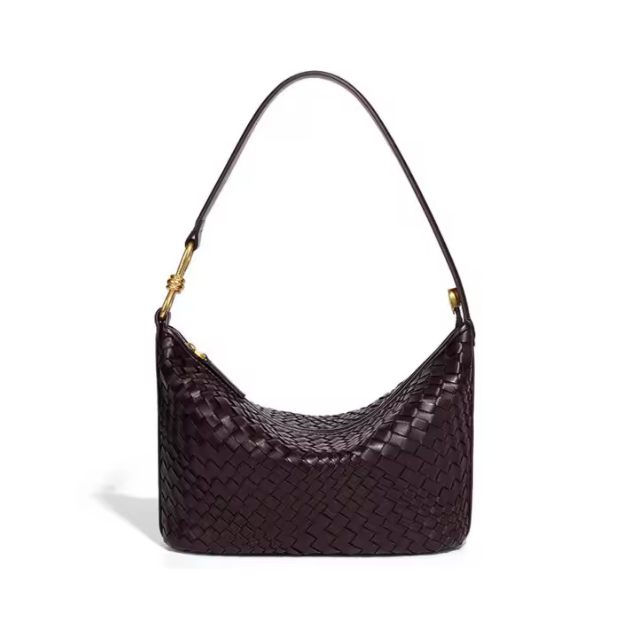 Bolso de mano informal tejido a mano para mujer, bolso sencillo para lonchera, bolso de moda para axila - 1