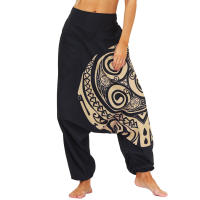Pantalones harén con parte inferior caída para mujeres y hombres - details 1