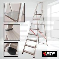 7 Peldaños en Aluminio - Escaleras Plegables Aluminio - Hecho en Europa - Portátil y Plegable. BTF-TJL107 - details 13