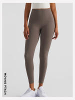 Pantalones largos de Yoga para mujer, pantalones deportivos ajustados, BLB, melocotón móvil - details 8