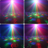 ESHINY 60 Patterns Battery DJ Disco Light Party R&G Laser Projector RGB LED Magic Ball Bar Dance Room Stage Effect Lamp USB F2N6 - details 11