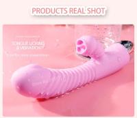 Leten-vibrador 2 en 1 para lamer hine, estimulador de clítoris para mujer, punto G, potente consolador Vibro, varita, succionador de clítoris femenino, Juguetes sexuales para adultos - details 4