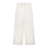OUWU- 2025, Conjuntos De Pantalones Con Cuello Halter Para Mujer, Tops Asimétricos Con Espalda Descubierta A La Moda, Pantalones De Pierna Ancha Con Cordón, Trajes Informales - details 7