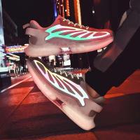 Nuevo 2025 Zapatillas de malla de alta calidad Modal, zapatos fluorescentes de marca para correr, Zapatillas deportivas de baile para hombre, baratas - details 13