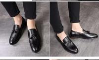 Schuhe Herren Lujo Venta Caliente moda mocasines marca cuero mocasín vestido + Zapatos Zapatillas Hombre Zapatos - details 5