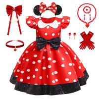 Disfraz brillante de Minnie Mouse para niñas pequeñas y niños, disfraz de Cosplay para niñas, fiesta de cumpleaños, vestido elegante de Pascua - details 5