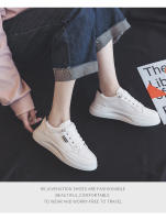 Aumento de altura zapatos pequeños blancos mujeres moda estudiante primavera 2023 nueva plataforma muffin zapatos mujeres calle - details 13