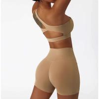 Conjunto de Yoga Sin Costuras para Mujeres Uniforme de Gimnasio de Entrenamiento Sujetador PIESS - details 43