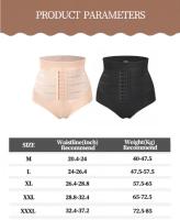 VIVENA-Braga de cintura alta para mujer, faja moldeadora de cuerpo, #8824 - details 0