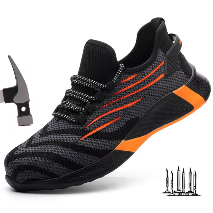 PORCHEDDU Zapatos de Protección Antivolpes Zapatillas de deporte de TRABAJO Indestructibles para Homb - 1