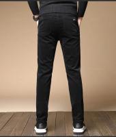 Pantalones de Veludo Cálidos de Invierno Moda de Negocios Casuales para Hombres Tela Elástica - details 15