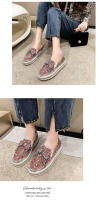 Zapatillas para Mujer de Tamaño Grande Primavera 2025 Suela Gruesa con Cordón de Diamantes de Imitación Estilo Coreano Casual para Estudiantes - details 5