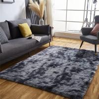 Alfombra Salon Grandes Shaggy Antideslizante Super Suave Pelo Largo Fluffy Alfombra Adecuado para la Decoración de Salas de Estar y Dormitorios (160 x 200 cm, Gris Blanco) - details 16