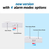 Anchtek-alarma magnética para puerta y ventana, sistema de seguridad para el hogar, 110 dB, color blanco - details 5