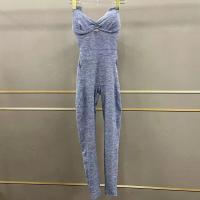 Mamelucos de yoga para mujer, mono de una pieza con control de barriga, sujetador deportivo acolchado, mameluco, ropa deportiva para fitness - details 32