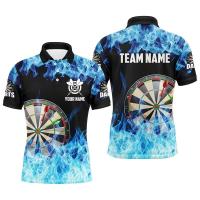 Camisetas con estampado 3D de dardos a la moda, camisetas informales de gran tamaño con nombre personalizado para hombre, uniformes de equipo deportivo - details 5