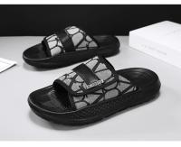 Zapatillas para hombre, zapatos informales de verano para la playa al aire libre, sandalias para caminar, cómodas, ligeras, de lujo, de diseñador, de cuero, a la moda - details 17