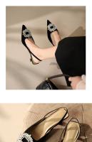 Sandalias de 3cm para mujer, tacones de aguja, tacones pequeños de 3cm - details 14