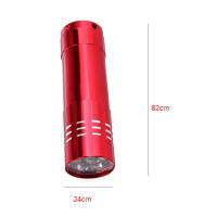 Mini lámpara Led para uñas de Gel, 9 linternas LED, secador de portabilidad, herramientas de arte de uñas hine, luz UV - details 9