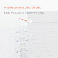 Discos de encuadernación supertransparentes, anillas de encuadernación para cuaderno, suministros escolares y de oficina, 100 piezas - details 4