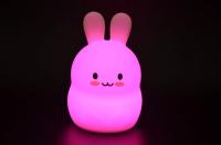 Lámpara LED Mini de Dibujos Animados Luz Nocturna RGB Portátil Silicona - details 26