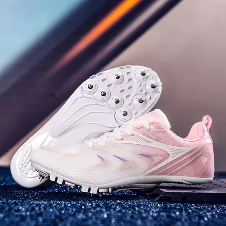 Nuevos zapatos de pista, picos para hombres y mujeres, zapatillas de salto largo de pie para correr de medio y largo. - 1