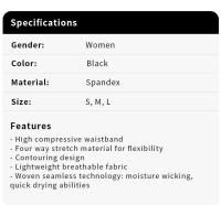 Nuevo Pantalones cortos Fiess ajustados para mujer, pantalones deportivos transpirables para ciclismo y Yoga, cintura alta, sin líneas incómodas - details 0