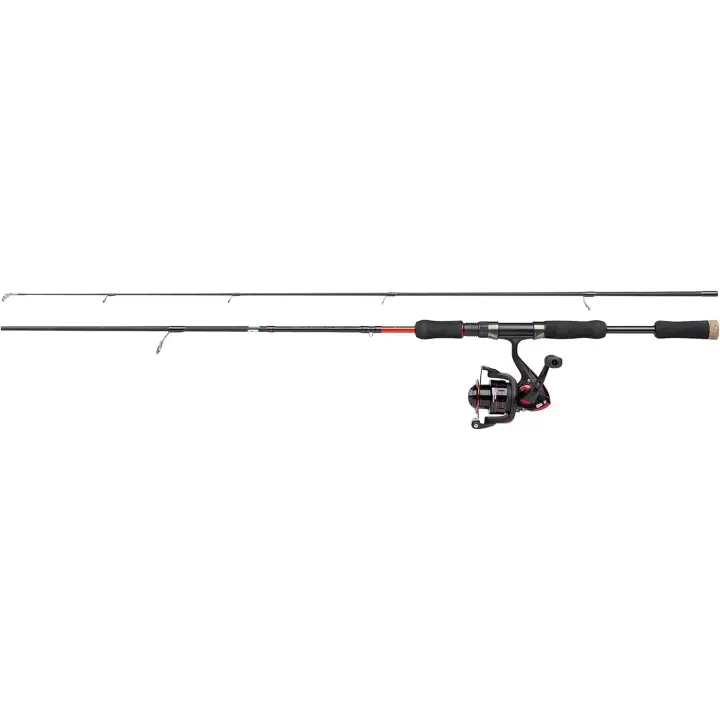 Caña de Pescar de Fibra de Carbono Negro 5-45g Ideal para Deportes y Aire Libre - 1