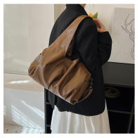Bolso de gran capacidad de las mujeres de la primavera nueva moda simple retro bolso de mano nicho bolso de hombro - details 11