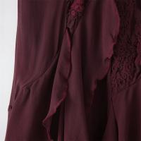 PB & ZA 2025 decoración en capas asimétrica temperamento ocio vestido con tirantes falda larga suelta productos nuevos de verano - details 4