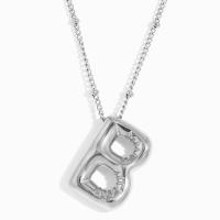 Collar de acero inoxidable para mujeres, joyería de primera capa, colgante, Gargantilla - details 5