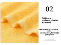 Juego de 5 Toallas de Fibra de Bambú, toalla de mano superfina, suave para cocina, baño - details 4