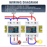 Medidor de potencia inteligente Tuya WiFi, interruptor Protector de sobrevoltaje, Monitor de voltaje de corriente, rel￩ de valor ajustable, disyuntor - details 12