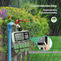 Regadera inteligente con control remoto, dispositivo automático de 3 válvulas, Digital, para jardín, flores - details 3