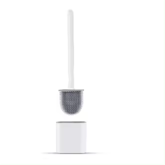 Escobillas de baño y Portaescobillas de Inodoro, Cepillo y Soporte para WC, Silicona, limpieza profesional eficiente y profunda - 1