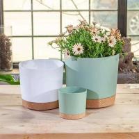 Patatas ligeras para plantas de interior y exterior, patatas grandes de plástico con tubos de drenaje - details 1
