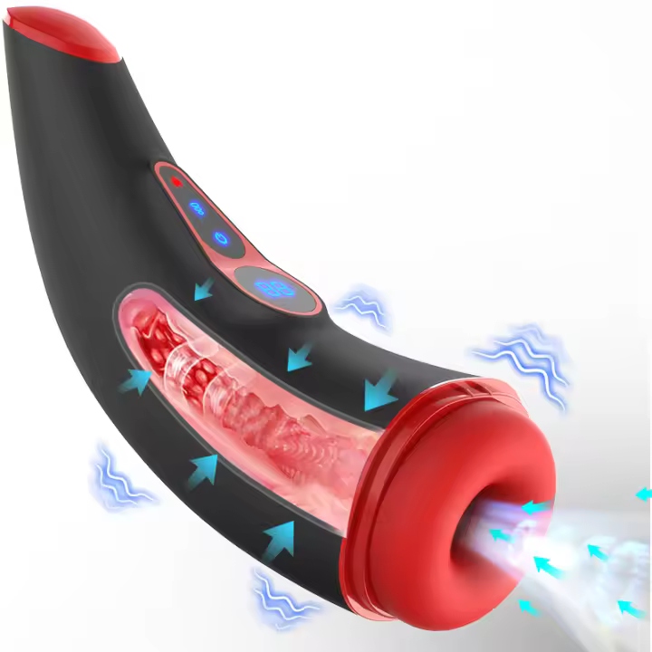 Masturbador masculino automático, máquina de succión, vibrador, calefacción, artículos de masturbación, mamada, suministros para adultos, juguete sexual para hombres - 1