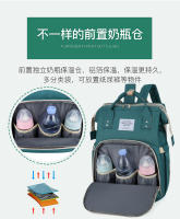 Gran capacidad, multifunción, conveniente cuna plegable, bolso de mamá, mochila de alta gama. - details 7