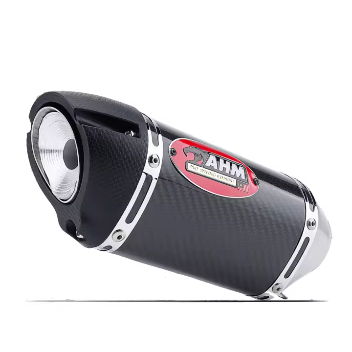 Tubo de escape de fibra de carbono AHM para Z250/Benelli - 1