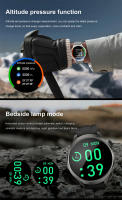 Reloj deportivo inteligente resistente al agua para hombre, pantalla AMOLED de 2025 pulgadas, GPS, brújula NDavid, frecuencia cardíaca, llamada Bluetooth, nuevo, 1,85 - details 14